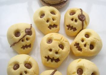 Ultimate Serving Recipe 3D Skull Cookies for Halloween Delicious Nutritious