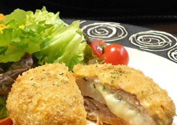 Rolled Pork Cutlets with Sweet Onion