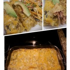A picture of Pulled Pork Enchiladas.