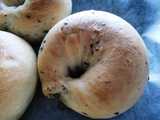 black sesame bagels
