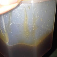 A picture of Orange sauce/glaze.