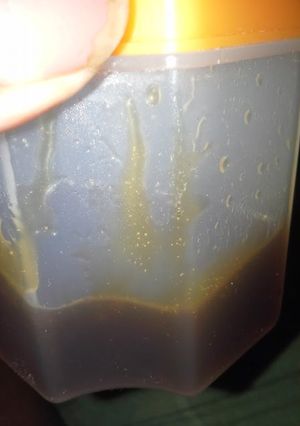 A picture of Orange sauce/glaze.