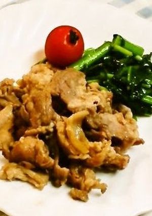A picture of Great for Busy Days! Garlic Pork Soy Sauce Stir-Fry.