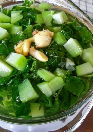 Foto resep Sayur Bening Bayam Labu