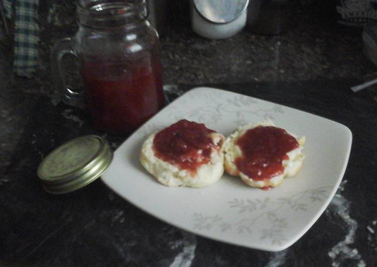 Recipe of Perfect Microwave Fresh Strawberry Jam