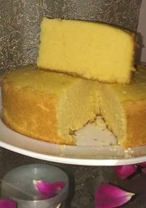 A picture of Tea cake 😋 without oven 😍.