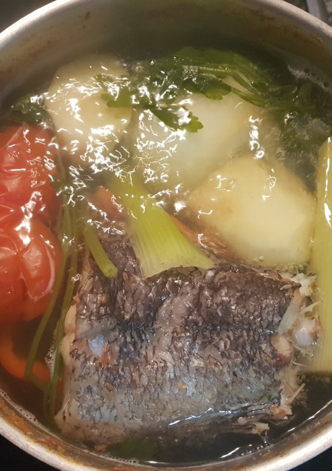 Una foto de Caldo de pescado