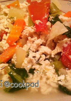 Foto resep Capcay Ayam Giling ala IO 👶👦 Balita suka