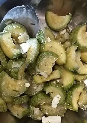 Une photo de Zucchini à la feta