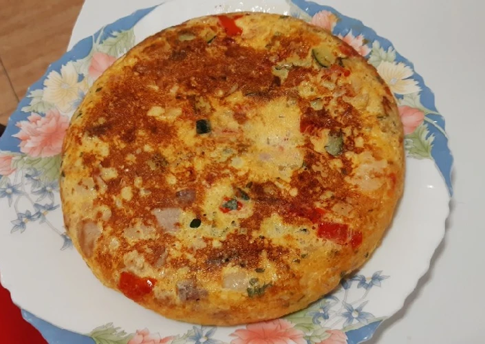 Cómo Preparar  Tortilla de atún en escabeche y verduras
