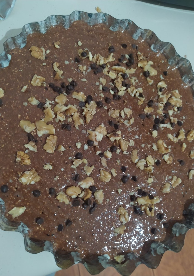 Una foto de Brownie saludable sin manteca ni chocolate