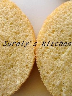 A picture of A Sponge Cake with Pancake Mix.
