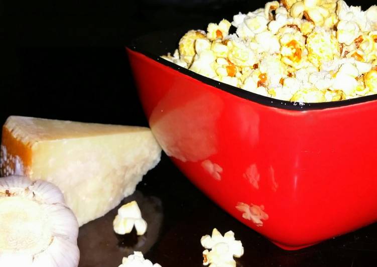 Recipe of Award-winning Mike&#39;s Garlic Parmesan Popcorn