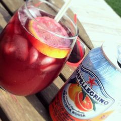 A picture of Blood Orange Red Sangria.