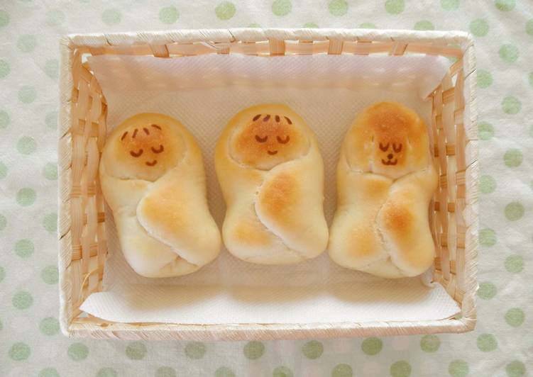 Recipe of Super Quick Homemade Swaddled Baby Bread
