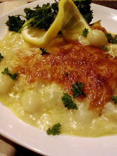 A picture of Creamy Gnoochi Cheese Bake.