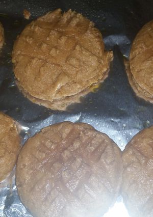 A picture of Low carb peanut butter cookies - 2.