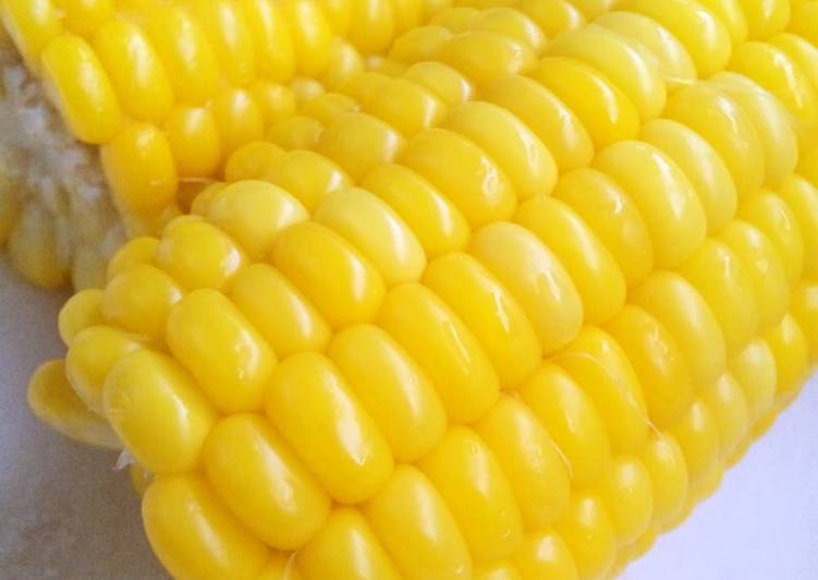 Recipe of Super Quick Naturally Sweet Steamed Fresh Corn in 5 Minutes