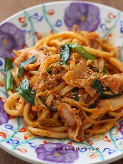 A picture of ☆Pork Kimchi Stir-Fried Udon☆.