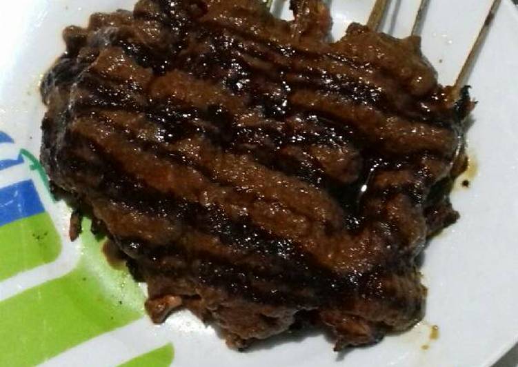 Sate ayam teflon