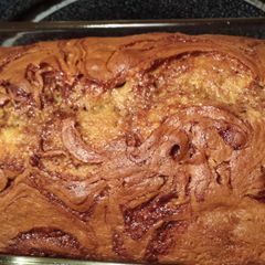 A picture of 3 ingredient Banana bread.