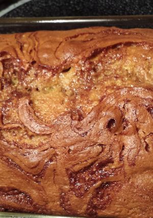 A picture of 3 ingredient Banana bread.