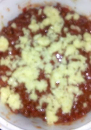 A picture of lasagna.