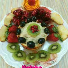 A picture of Mix fruits pie.