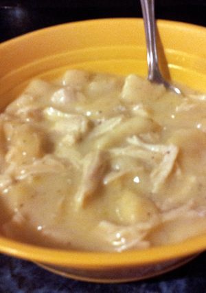 A picture of Tracy's Easy Chicken & Dumplings.