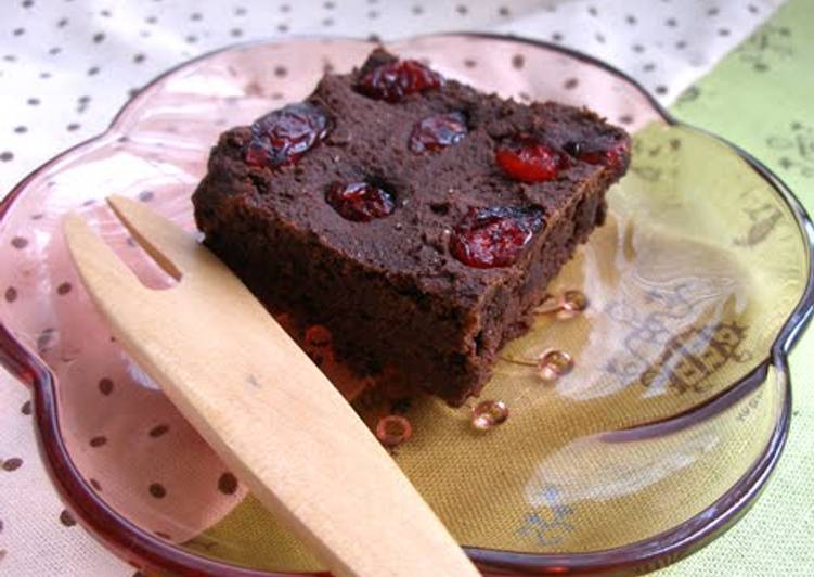 How to Make Favorite Dried Cranberry Macrobiotic Brownies