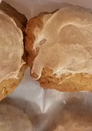 A picture of Frosted Rhubarb Cookies.