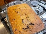 Chocolate Chip Marrow (Courgette) Cake (GF DF)