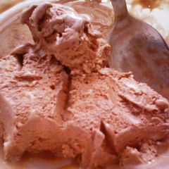 A picture of Easy Chocolate Ice Cream with Only 2 Ingredients.