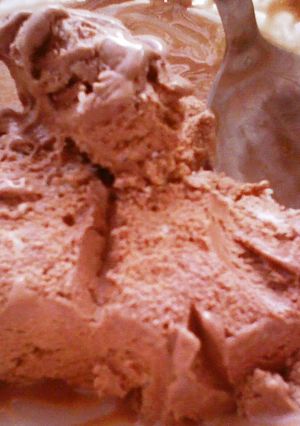 A picture of Easy Chocolate Ice Cream with Only 2 Ingredients.