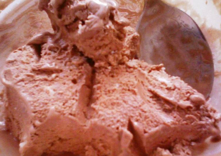 Simple Way to Make Perfect Easy Chocolate Ice Cream with Only 2 Ingredients