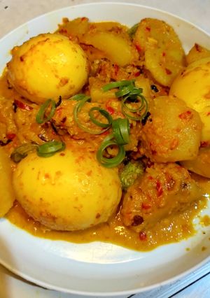 Foto resep Kari telur pete