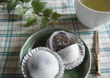 New Recipe Easy with the Microwave Grape Daifuku Restaurant Style