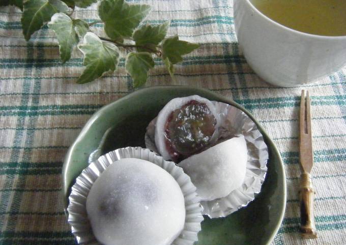 Easy with the Microwave! Grape Daifuku