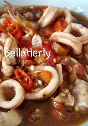 Foto resep Tumis Cumi Pedas tanpa Ribet