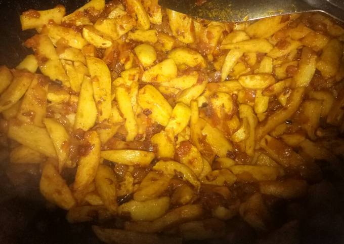 Steps to Prepare Eric Ripert Arbi ki sabji