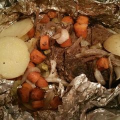 A picture of Simple CrockPot Roast- Recipe from my mother in law.