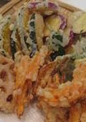 A picture of The Secret to Making Tempura Batter.