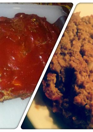 A picture of Momma's veggie meat loaf.