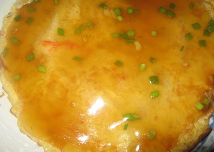 Recipe of Award-winning Seafood Delight! Fluffy and Juicy Crab Omelette