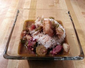 Unique Cuisine Ultimate Seafood Gumbo Delicious Perfect