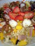 Ensalada libanesa(Tabule) con pescado