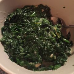 A picture of Cream Spinach with Nutmeg.
