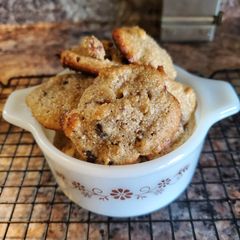 A picture of Pecan Maple Chocolate Chip Cookies (low Sugar, Grain-Dairy Free).
