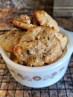 A picture of Pecan Maple Chocolate Chip Cookies (low Sugar, Grain-Dairy Free).