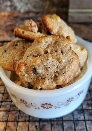 A picture of Pecan Maple Chocolate Chip Cookies (low Sugar, Grain-Dairy Free).